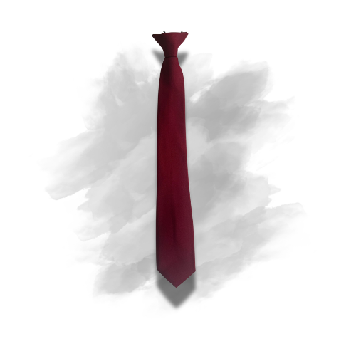 Clipstropdas Kastanjebruin